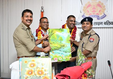 स्थानांतरित सीओ अधिकारियों को दी गई सम्मानपूर्ण विदाई, पुलिस अधिकारियों ने सराहा योगदान co farewell